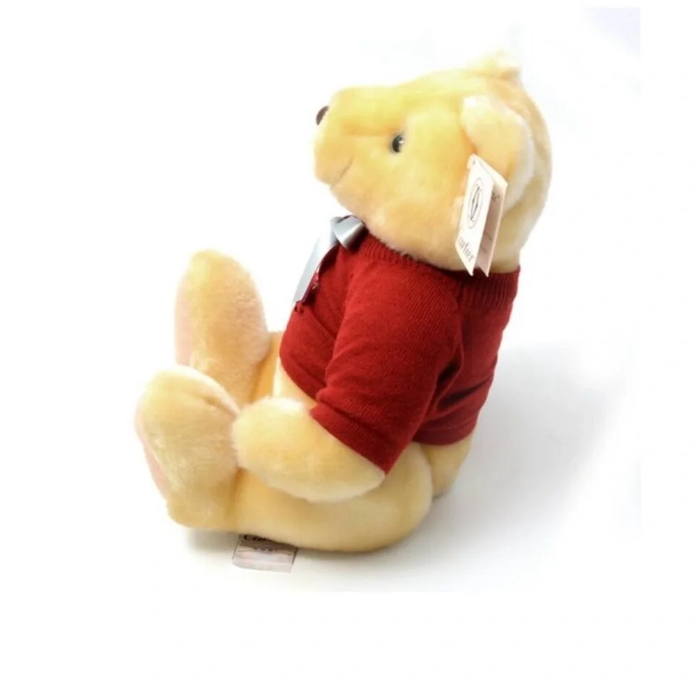 Cartier Cosette Teddy Bear with Red Sweater and Blue Bow #492 of 3000 - Picture 2 of 12